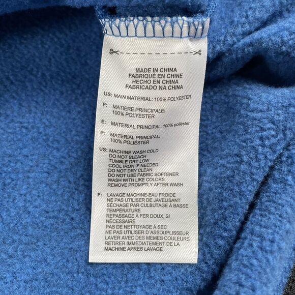 Adidas Golf Mens 1/4 Zip Pullover Sweater Sweatshirt Pocket Blue Size XL - Picture 10 of 12